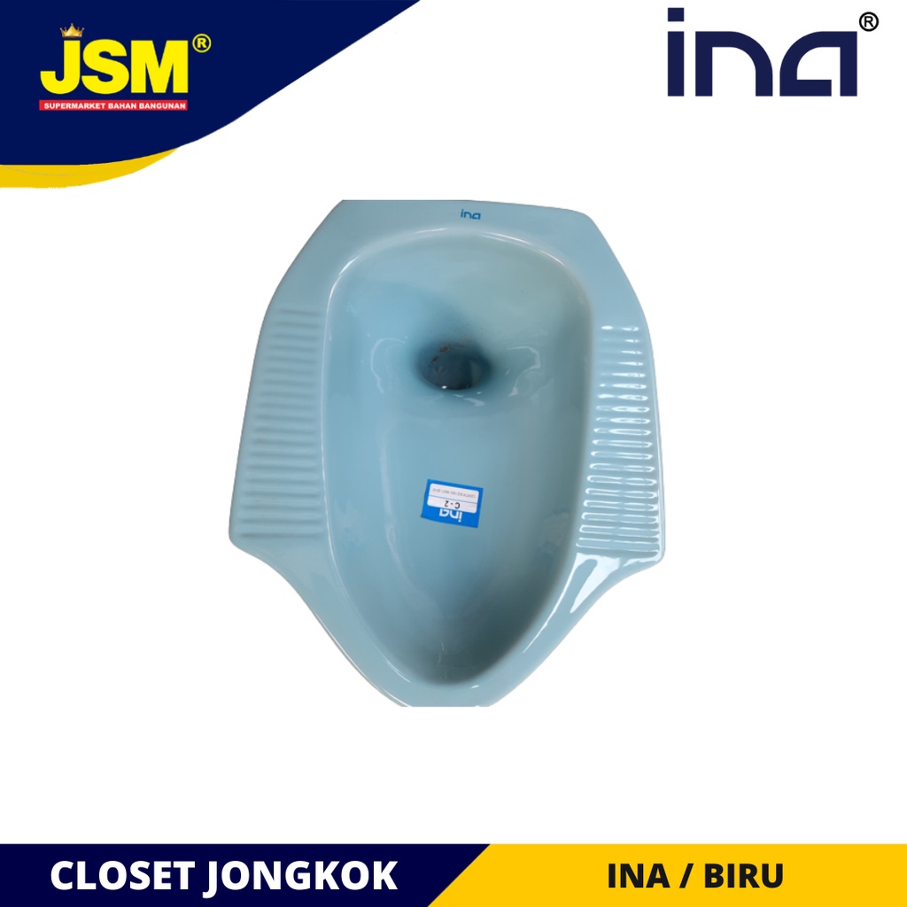 INA Closet Jongkok Biru