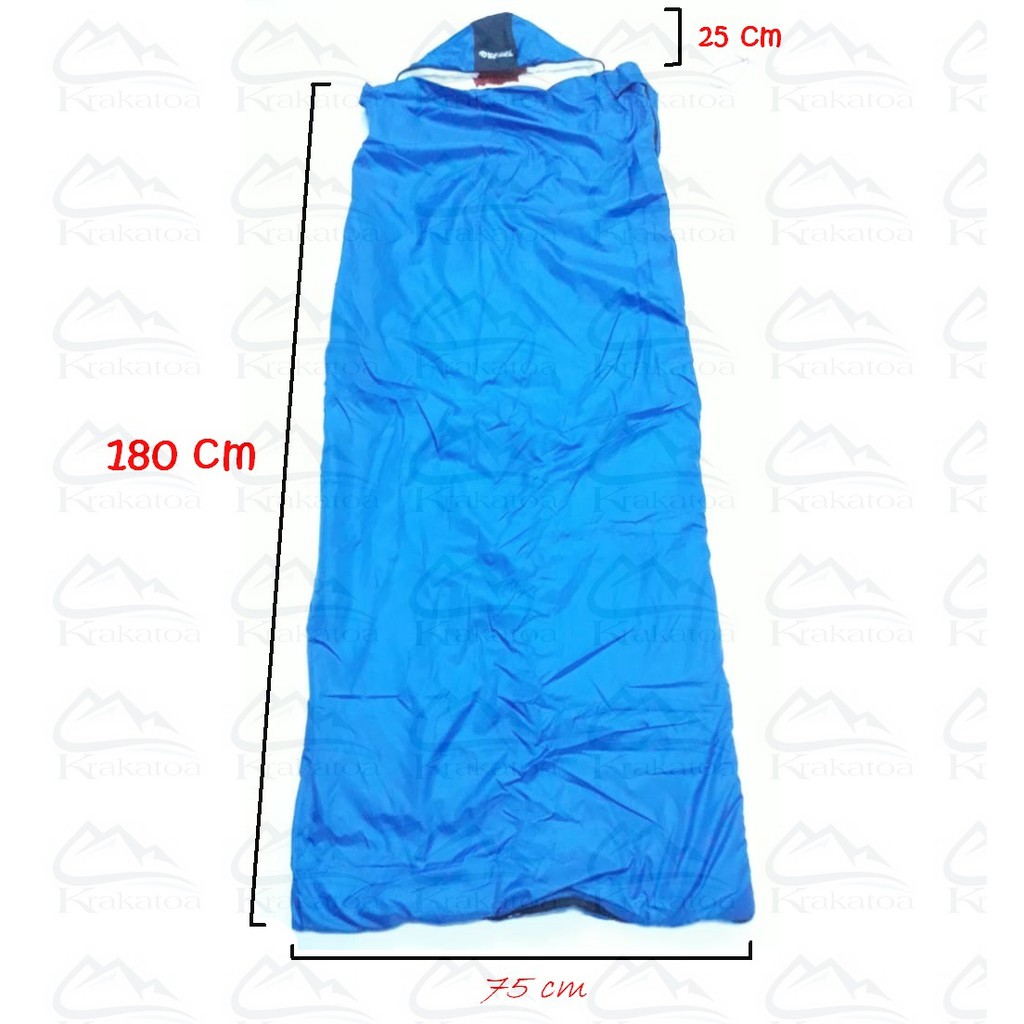 【Bisa COD】 Sleeping Bag Polar Dacron 3 Lapis Tebal 4 OZ * Waterproof` Kantong Tidur * SleepingBag WP