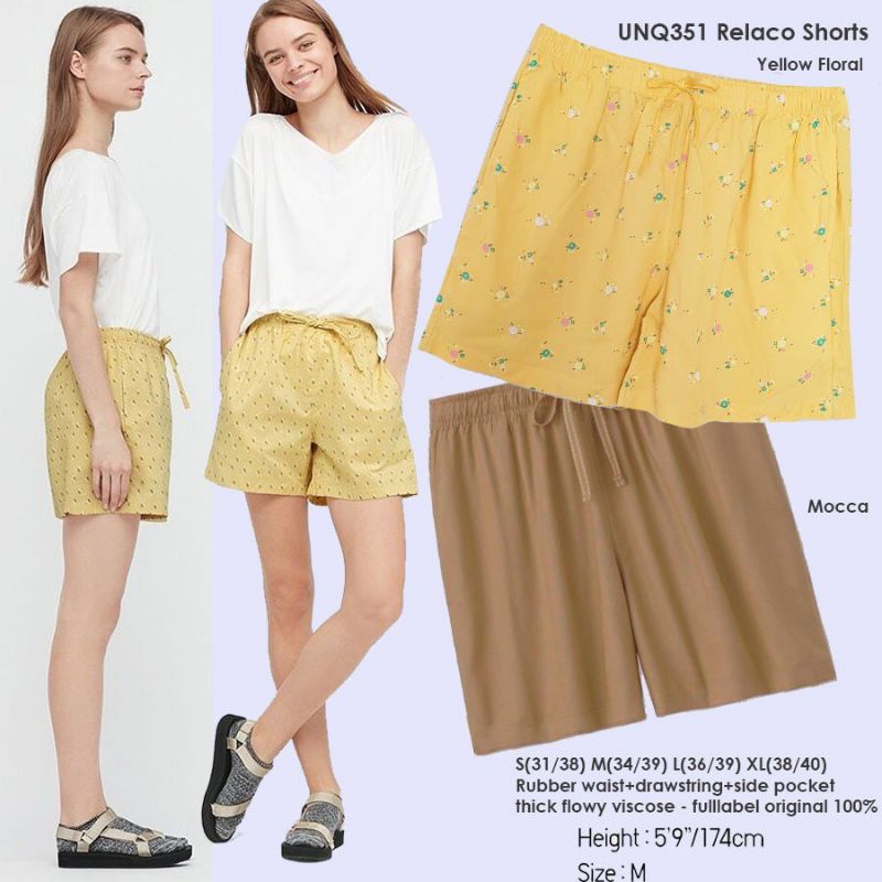 UNIQLO Celana Pendek Wanita Relaco Shorts Original Branded