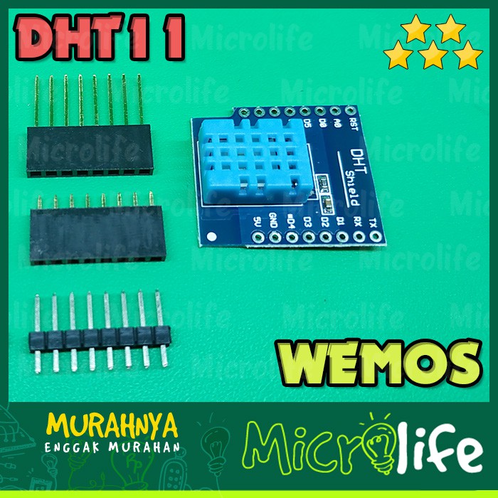 DHT11 TEMPERATURE HUMIDITY Shield WEMOS SENSOR SUHU KELEMBABAN