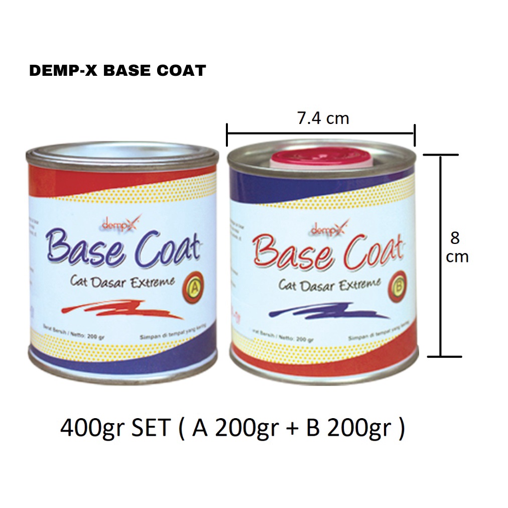 DEMP-X Base Coat 400gr SET ( 200gr A + 200gr B )