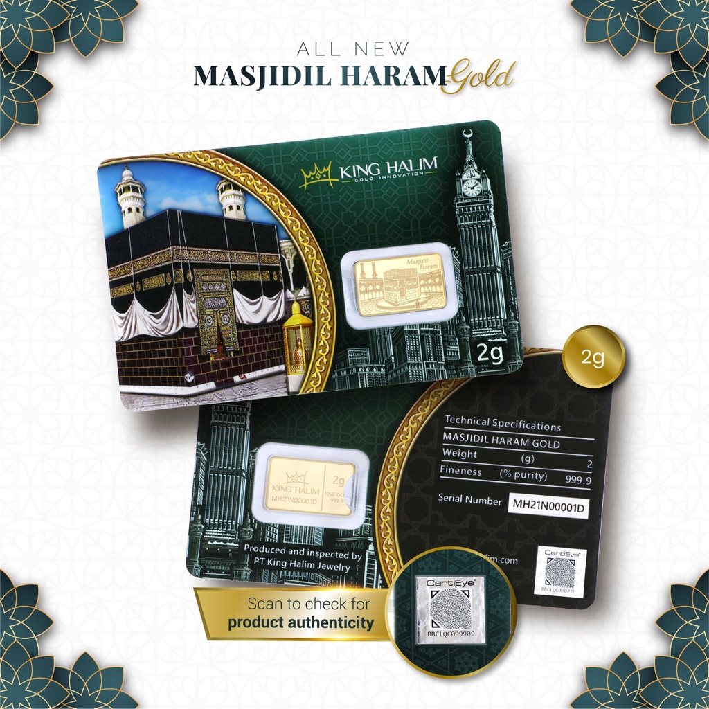 LOGAM MULIA EMAS KING HALIM 2GR - MASJIDIL HARAM