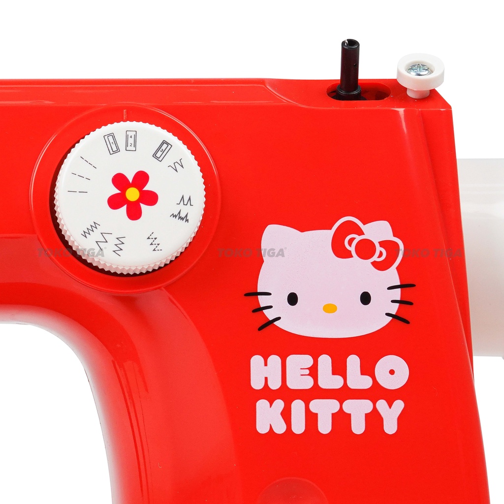 Mesin Jahit BUTTERFLY 1216R Hello Kitty Edition (Portable Multifungsi)