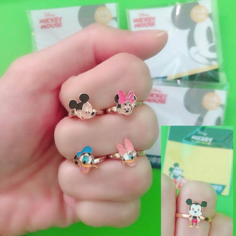 Cincin anak bayi minnie mickey mouse, donald daisy duck UBS 16K