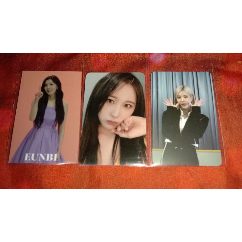 photocard official Kwon Eunbi Lee Chaeyeon