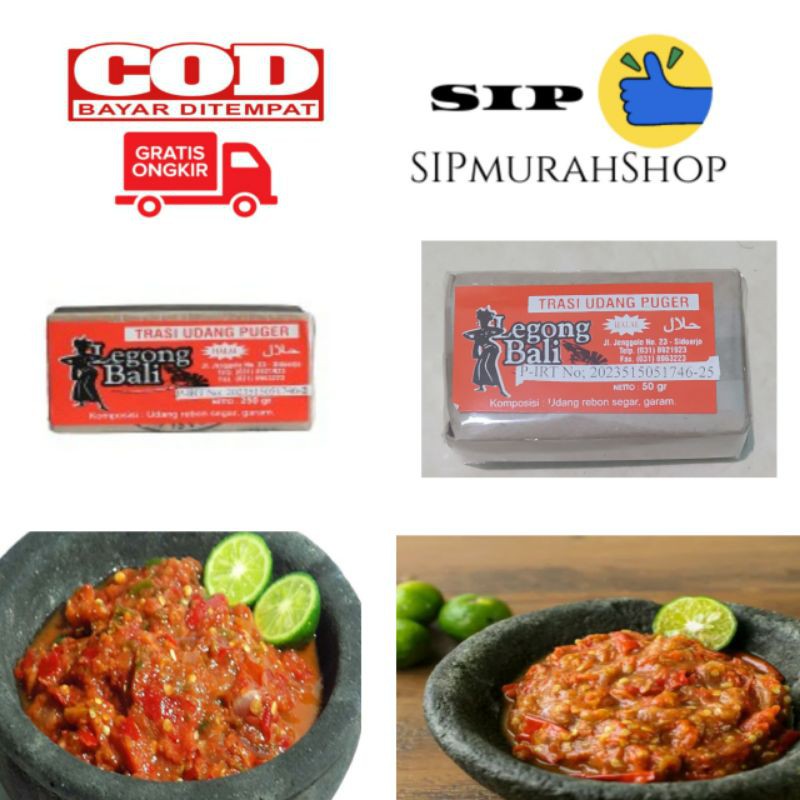 TERASI UDANG PUGER LEGONG BALI /TERASI UDANG KHAS LEGONG BALI SIDOARJO