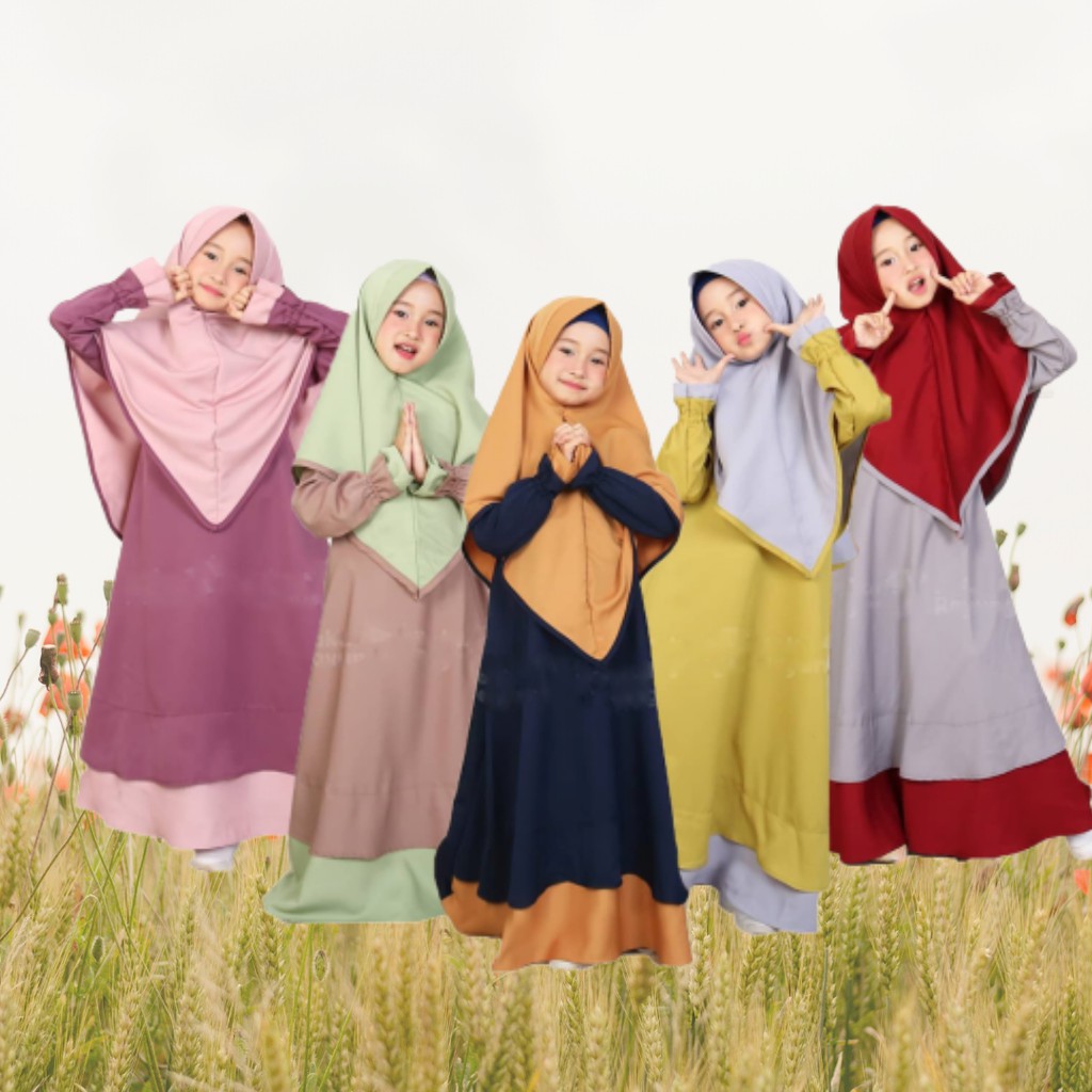 Gamis anak paku payung terbaru / gamis anak murah / gamis anak / gamis anak motif cyra