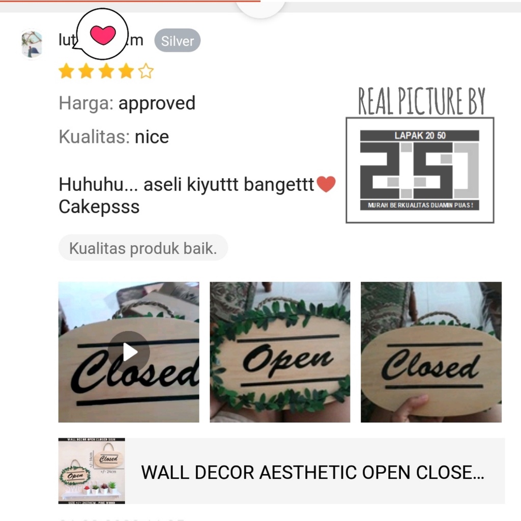 WALL DECOR AESTHETIC PAPAN SIGN OPEN CLOSE KAYU BOLAK BALIK VINTAGE OPEN CLOSED MURAH RETRO DECO DEKORASI PAJANGAN HIASAN DINDING PINTU RUMAH AKRILIK BOARD CUSTOM WALLDECOR ESTETIS