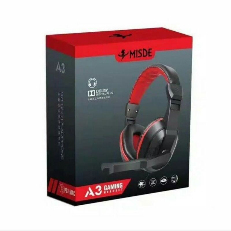 HEADSET BANDO GAMING A3 JACK 3.5MM MIC