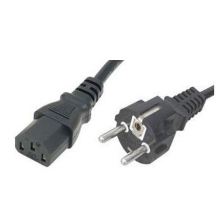 Kabel Power 2 Pin 16A EU Plug - Black