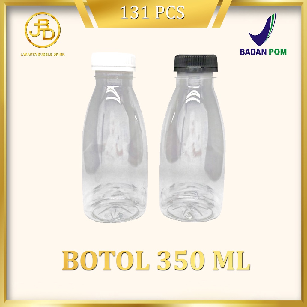 

Botol Plastik Cantik Polos 350ml Bahan PET 1 Pack Isi 131 Pcs - Termurah 350 ml jbd