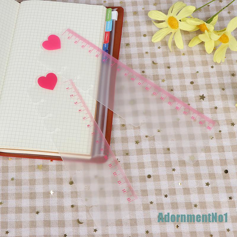 (AdornmentNo1) Penggaris Agenda / Loose Leaf 6 Lubang Ukuran A5 / A6 Bahan PVC