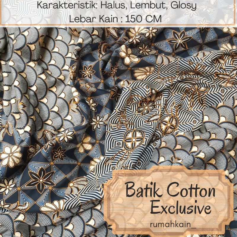 Exclusive Collection Batik Cotton/Batik Katun/ Batik Katun 150 CM