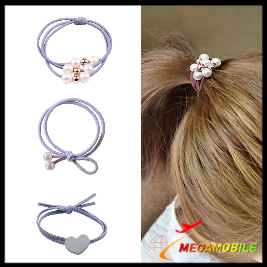 MM - Ikat Rambut Ala Korea Import Murah 1966 Ikat Rambut Korea Ikat Rambut Pendek Ikat Rambut Lucu