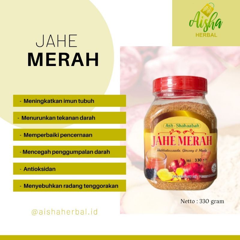 

Jahe Merah Ash Shahabah