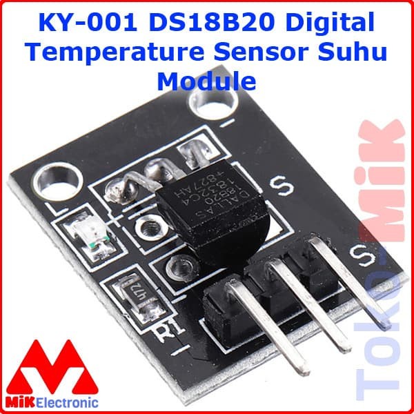 KY-001 KY001 DS18B20 18B20 THERMOMETER TEMPERATURE SENSOR SUHU MODULE