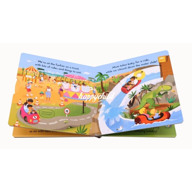 original guaranteed busy holiday going to beach campbell board book buku anak buku impor happychild