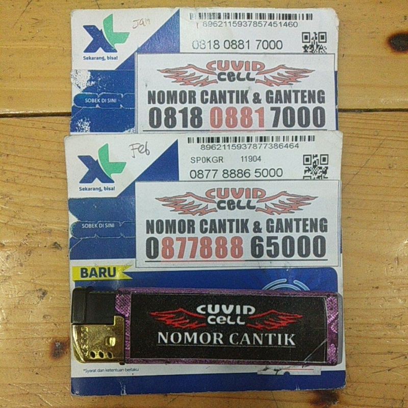 NOMOR CANTIK XL TRIPEL 000 000 000