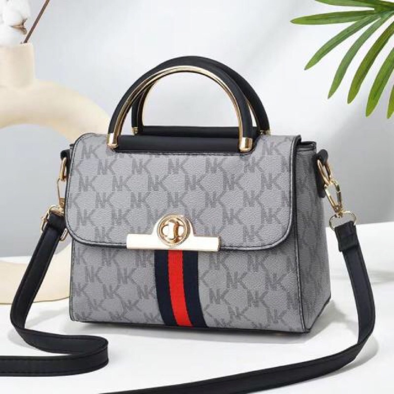 SG3496 syafniegalery hand bag import motif MK tas mini