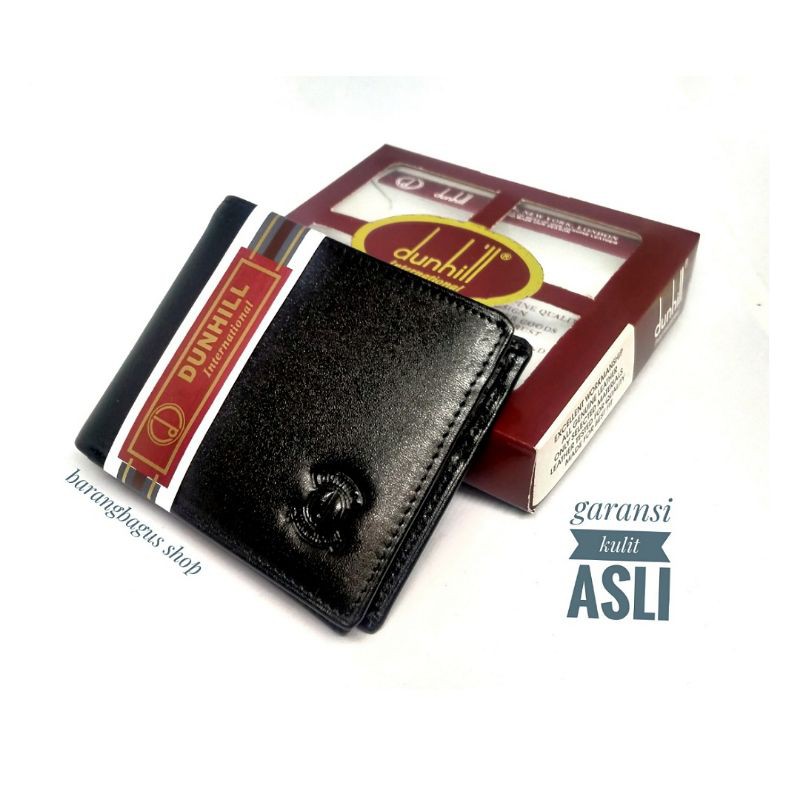 Dompet Kulit Pria Import branded Dunhill 021 (Garansi kulit asli)