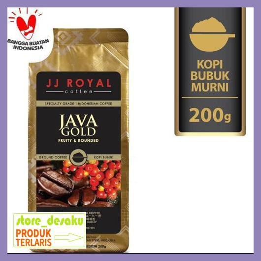 

57Ryr68- Coffee/Kopi Jj Royal Java Gold Blend Ground Bag 200G 4E57Edu-