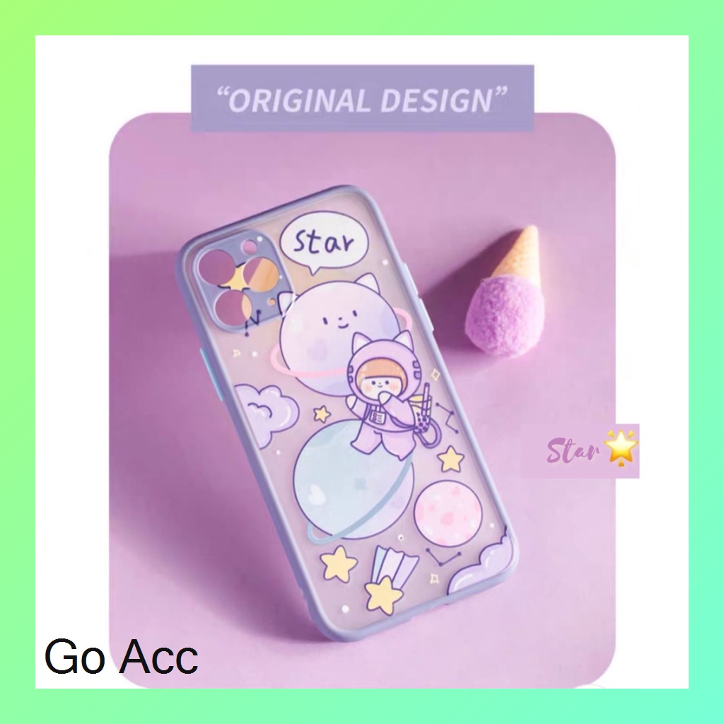 Lens Cover Case Camera Protector Case Hitam Hello Kitty HK Oppo A16 A37 Neo 9 Samsung A03s Vivo Y21s/Y33s Infinix Hot 9 Play 10 Play Note 10 Pro FM13 FM14 FM15 FM17