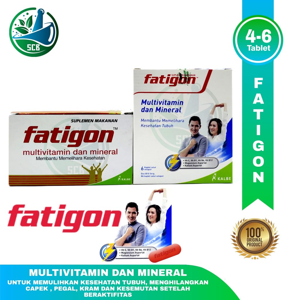 Fatigon Strip (Putih) / Fatigon Multivitamin Dan Mineral