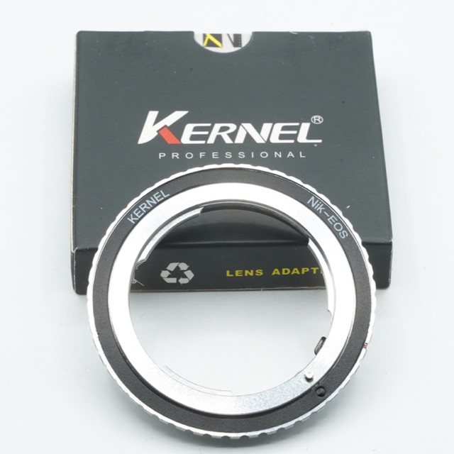 KERNEL Lens Adapter - Lensa Nikon AI AIS F AF Pre AI to Body Canon EOS EF Mount / NIKON - EOS