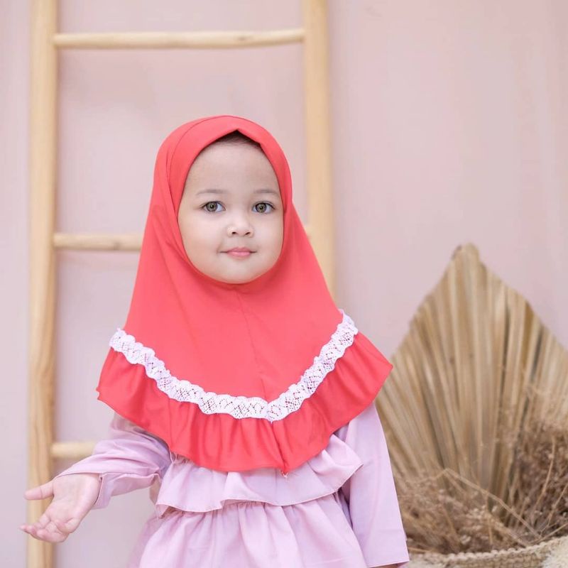 Jilbab Anak ZAHRA usia 0-3 th all size