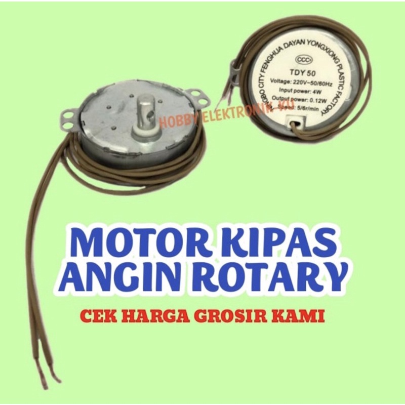 SYNCHRONOUS MOTOR KIPAS ANGIN ROTARY SWING DINAMO KIPAS