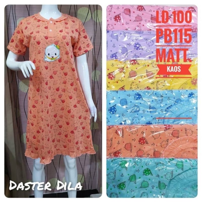 Daster Dila Wanita Dewasa Bahan Katun