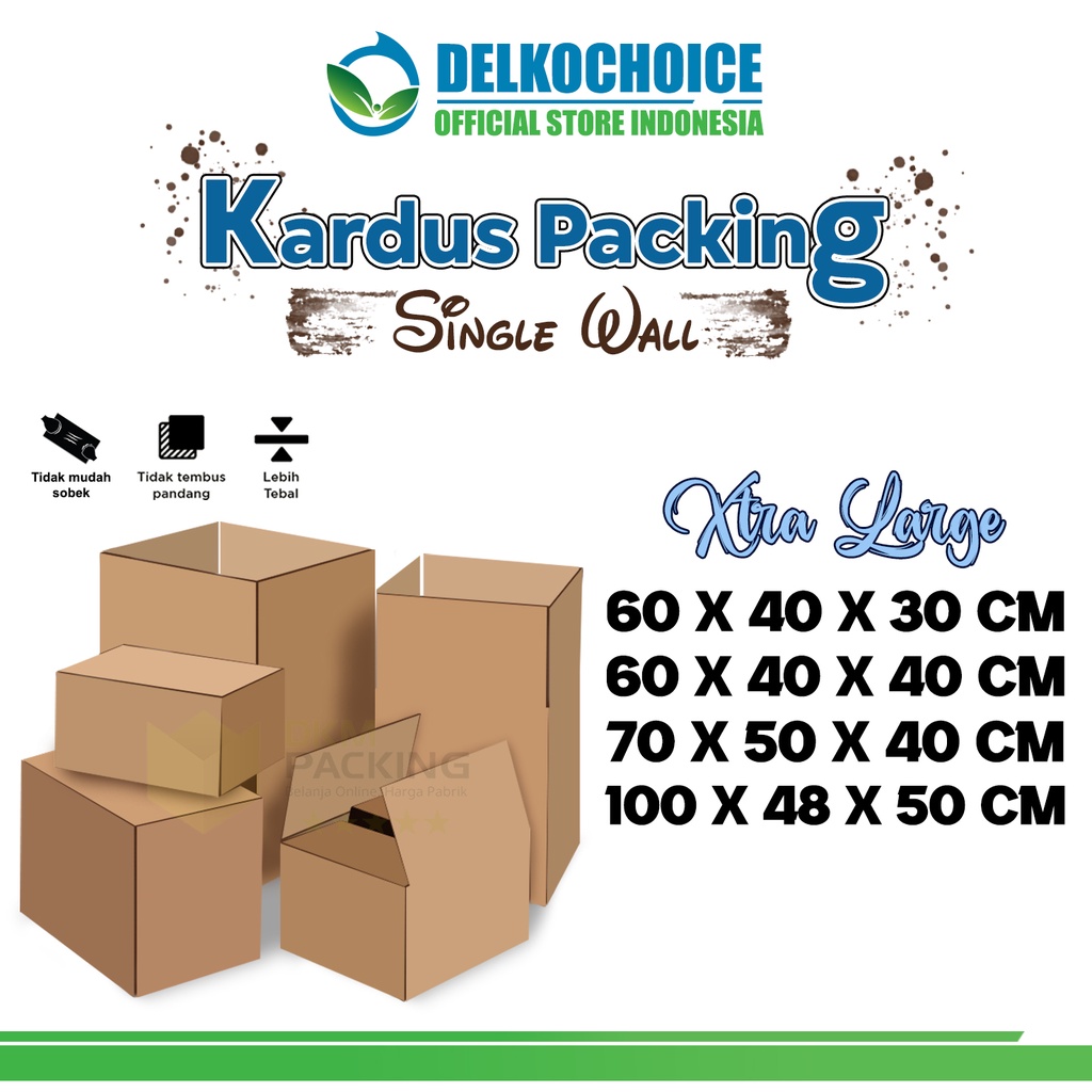 

KARDUS KARTON PACKING EKSTRA LARGE BOX KOTAK DUS RUSFET SANGAT BESAR PACKAGING TEBAL