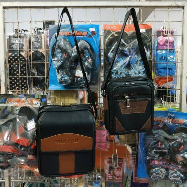 Tas Selempang Pria Polo,  Tas Samping Polo,  Tas Simpel Elegan