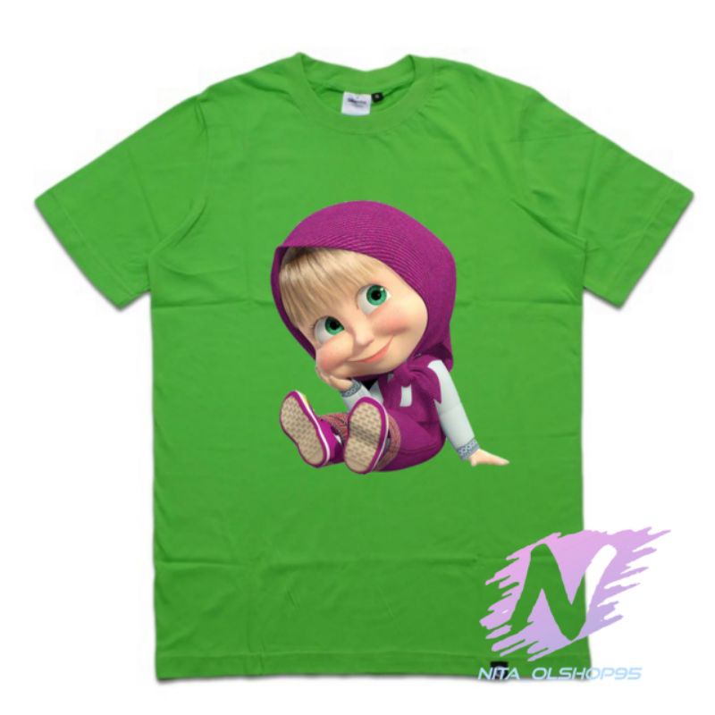 kaos anak marsa and the bear kaos masha