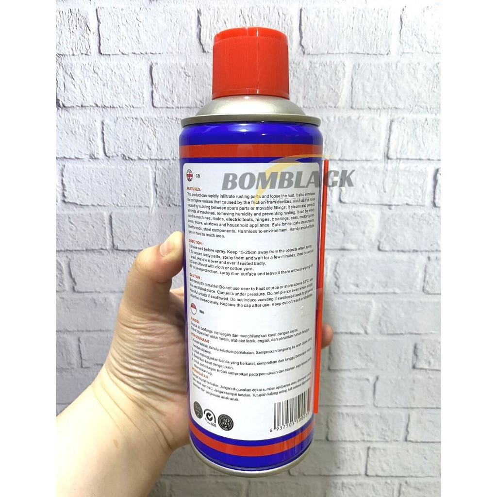 POWER EAGLE Cairan Pelumas Pembersih Anti Karat Rust Besi Logam 400 ml