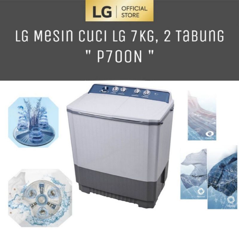 MESIN CUCI LG P700N