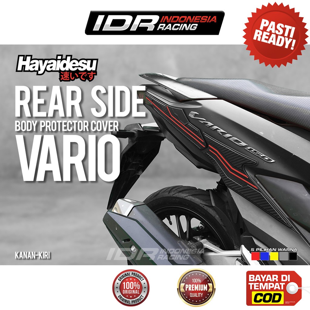 All New Vario Click 125 150 2018 2021 Body Protector Rear Side Cover HAYAIDESU