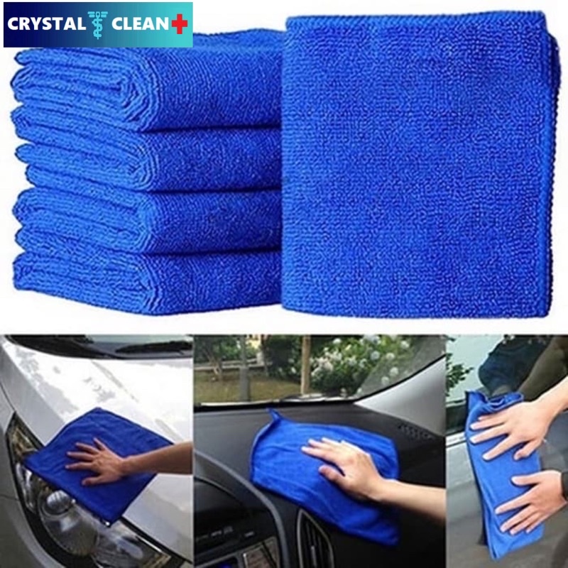 Kain Mobil Lap Motor Micro Fiber Halus Tebal Wash Cloth 30 x 30