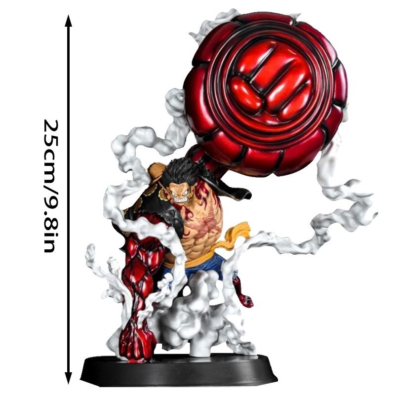 Mainan Action Figure Model Anime One Piece Snake Man Luffy Gear 4 Ukuran 25cm Untuk Koleksi