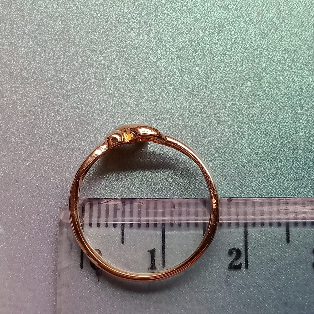 Cincin Emas 17K - 1.5 gr Kadar 750 - 738