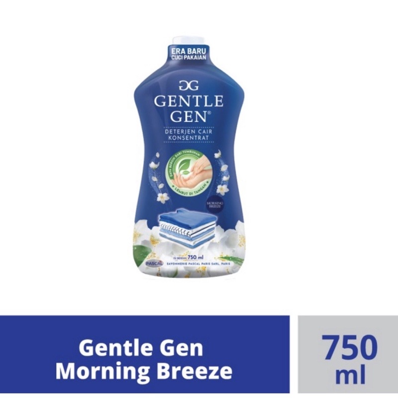 Gentle Gen Liquid 750ml Sabun Pakaian Cair Detergent Pengharum Ruangan Bahan Natural