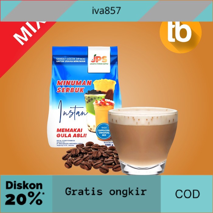 

PROMO JPS Bubuk Cappuccino Original Mix (Bubuk minuman dan makanan) GRATIS ONGKIR