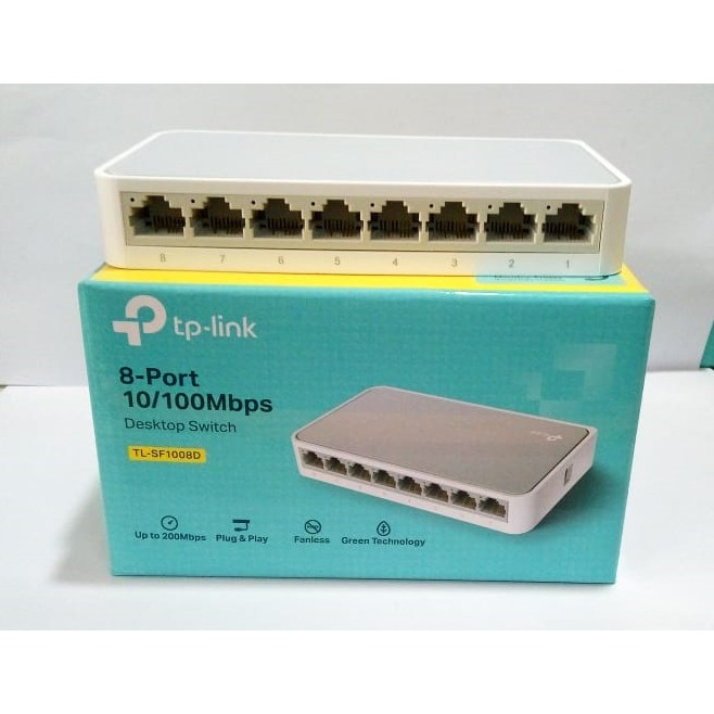 TP-Link 8-Port 10/100Mbps Desktop Switch TL-SF1008D