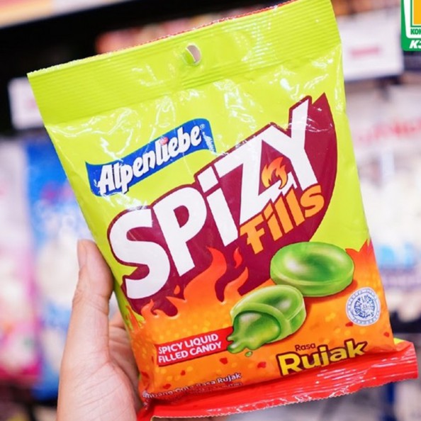 Alpenliebe Spizy Fills Rasa Rujak 105gr