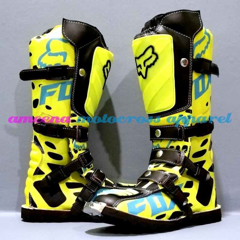 Jerseyset Cross, Sepatu Trail &amp; Sarung Tangan Motocross Fullset - JSG007A