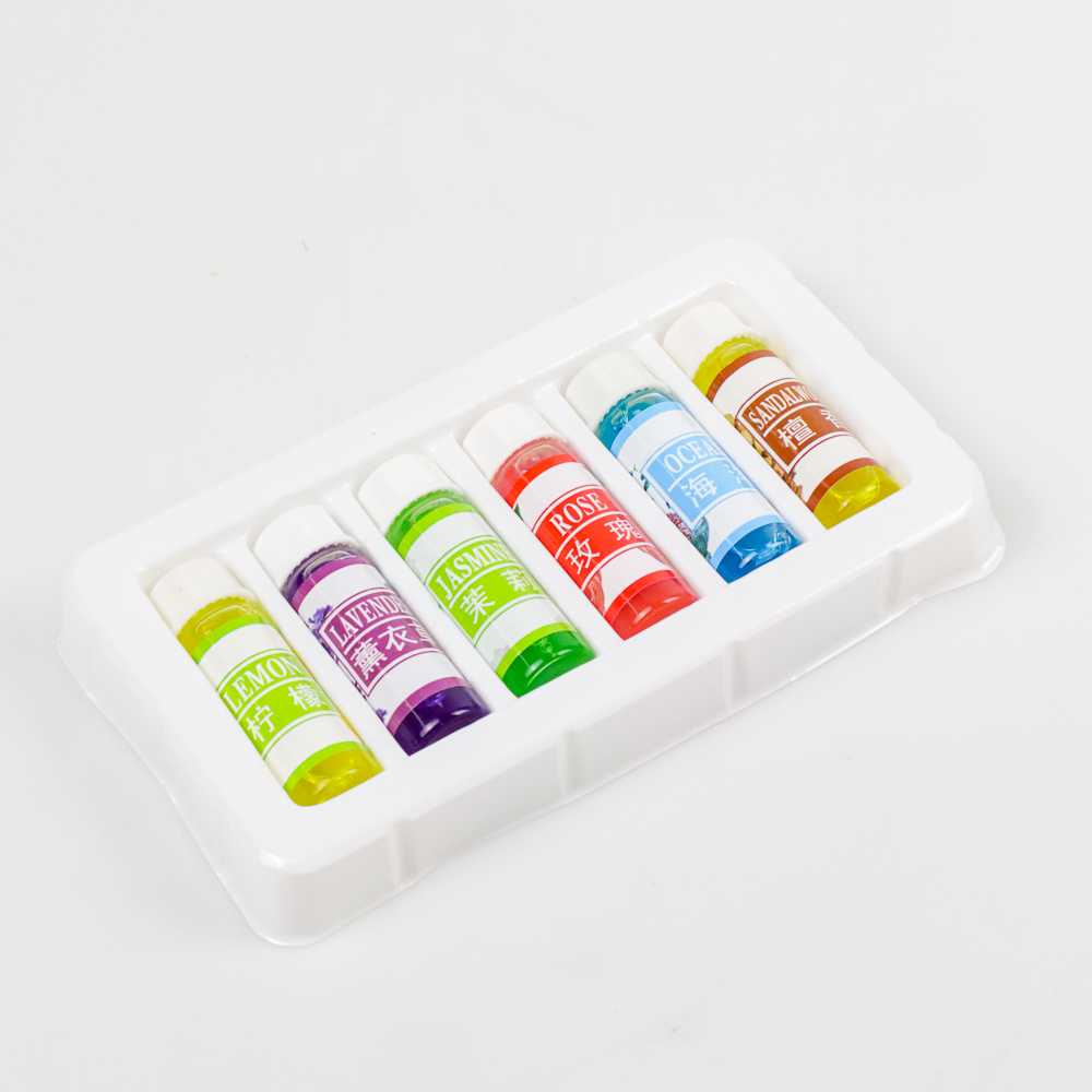 (100% BARANG ORI) Taffware Essential Oils Minyak Aromatherapy 5ml Mixing 6 PCS - 3544