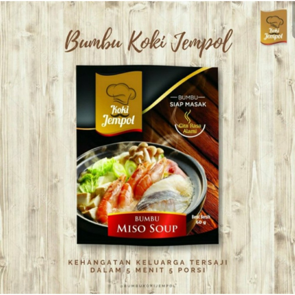 Bumbu Miso Soup Koki Jempol