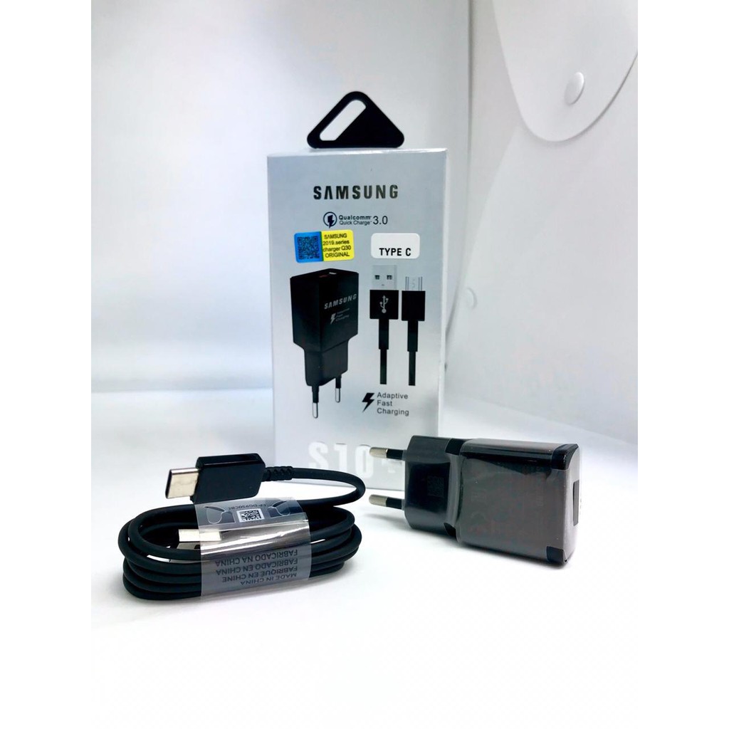 CHARGER SAMSUNG S10+ MICRO DAN TYPE C Input : AC100-240V  Output : 9.0V1.67A or 5.0V 2.0A