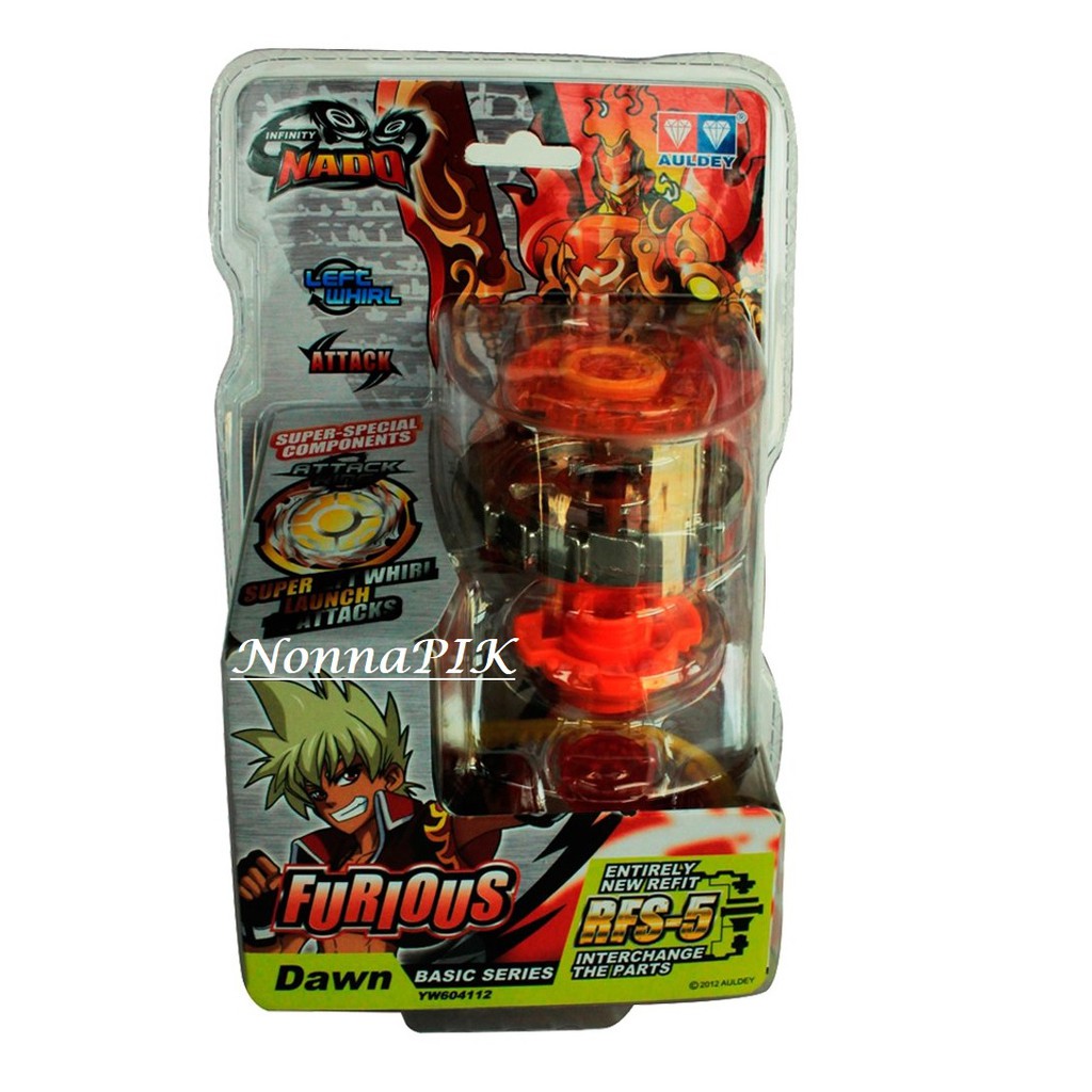 Mainan gasing beyblade infinity nado furious standart series auldey Limited Edition