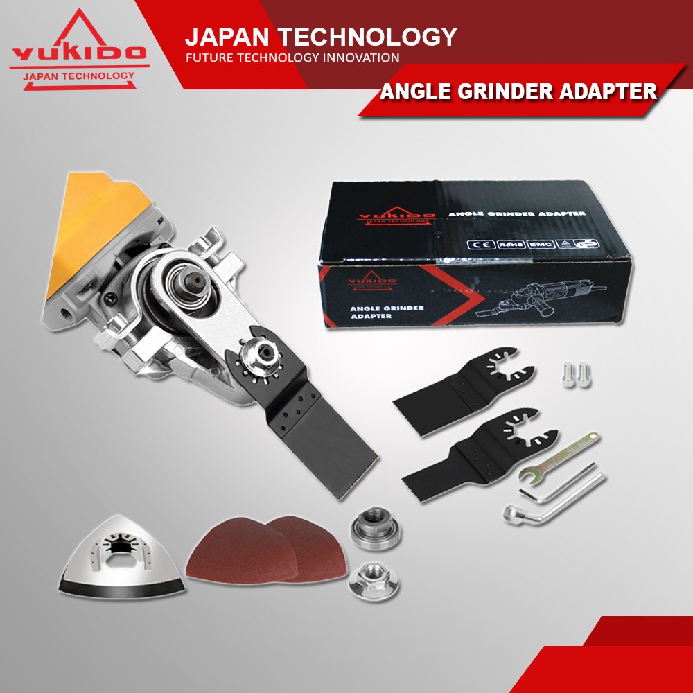 Adapter Gerinda Mejadi Mesin Oskilasi / Adapter mesin gerinda multifungi, oskilasi adaptor YUKIDO TERLARIS COD